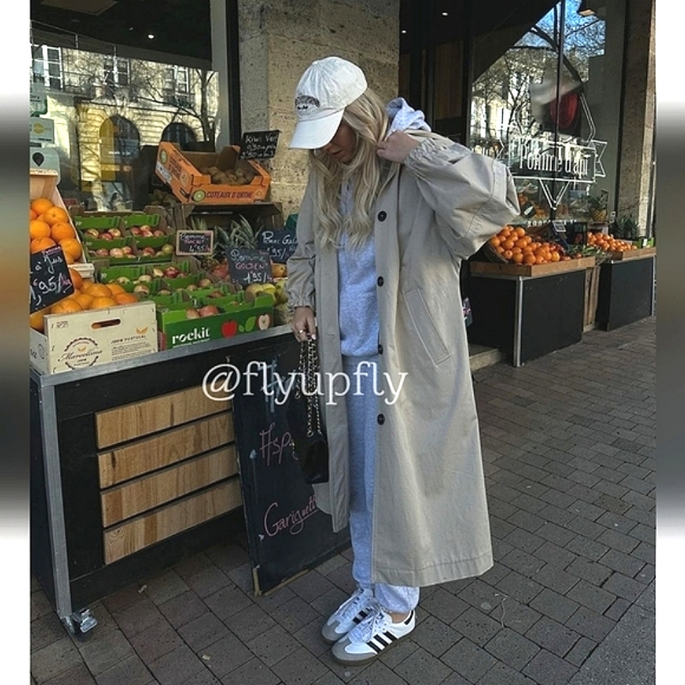 Zara long camel trench jacket - Picture 2 of 12